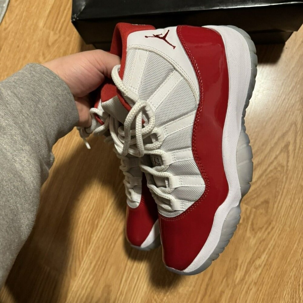 Jordan 11 Retro High Cherry-With Box-Lightly Worn - Picture 4 of 7